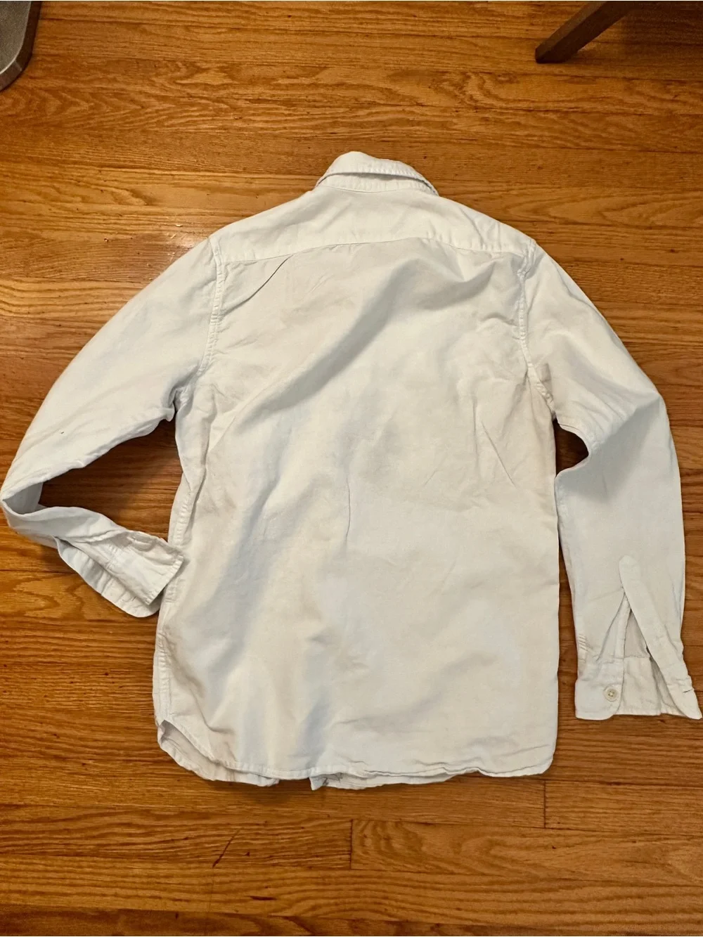 J. Crew Cream Button-Front Collared Shirt
